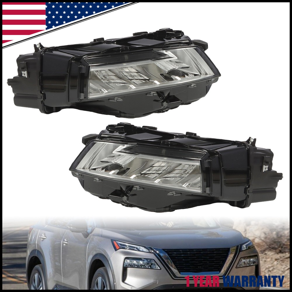 For 2021-2023 Nissan Rogue Headlight LED Pair Right+Left Side Assembly Headlamp