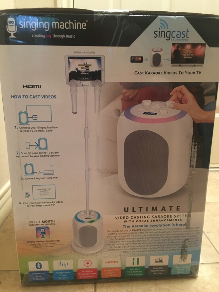Singcast Karaoke Machine
