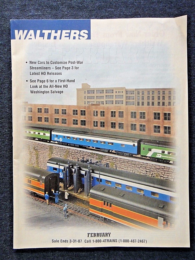 Walthers Catalog February 2007 (2 other months available)
