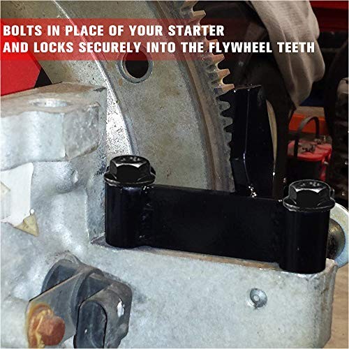 LS Flywheel Locking Tool Steel Oxide Flexplate Locking Holder Tool Black