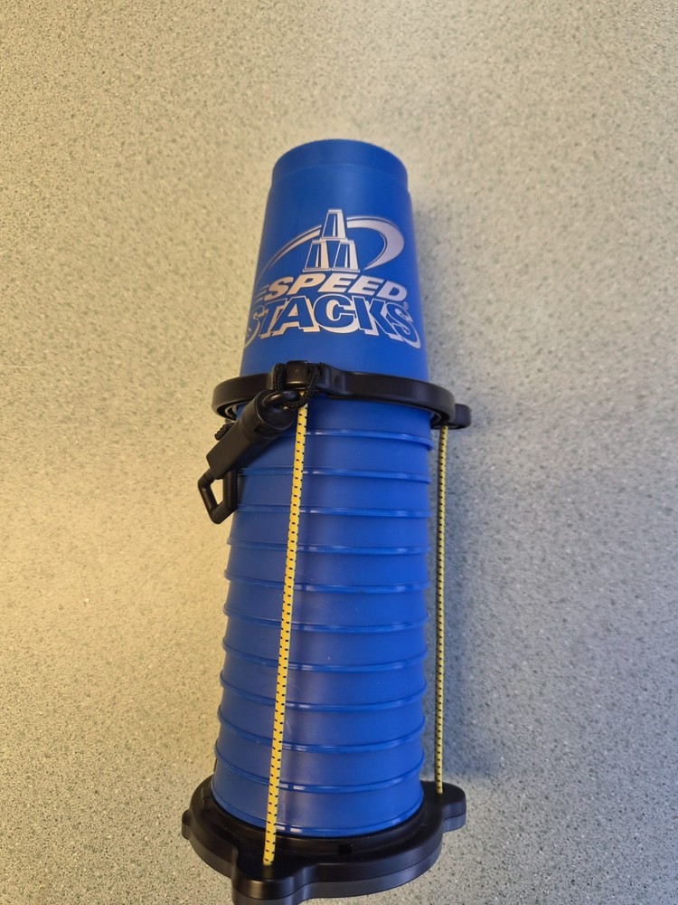 Speed Stacks Sport Stacking Cups Blue WSSA Official with StackMat Timer