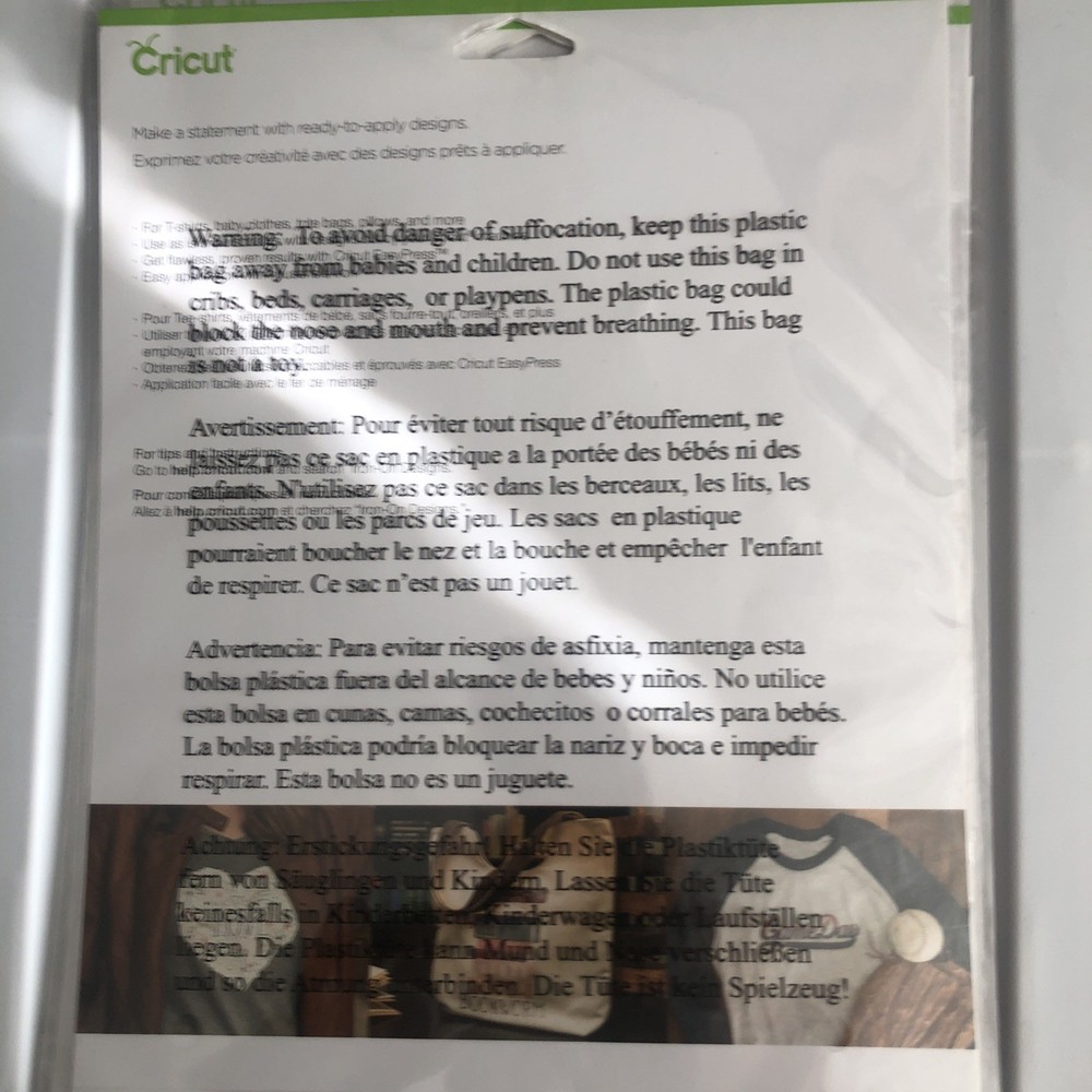 Cricut Iron-On Design Globe & Airplane **