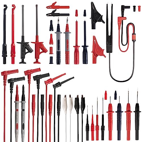 29PCS Multimeter Test Leads Kit with Replaceable Wire Piercing Test ML-29PC
