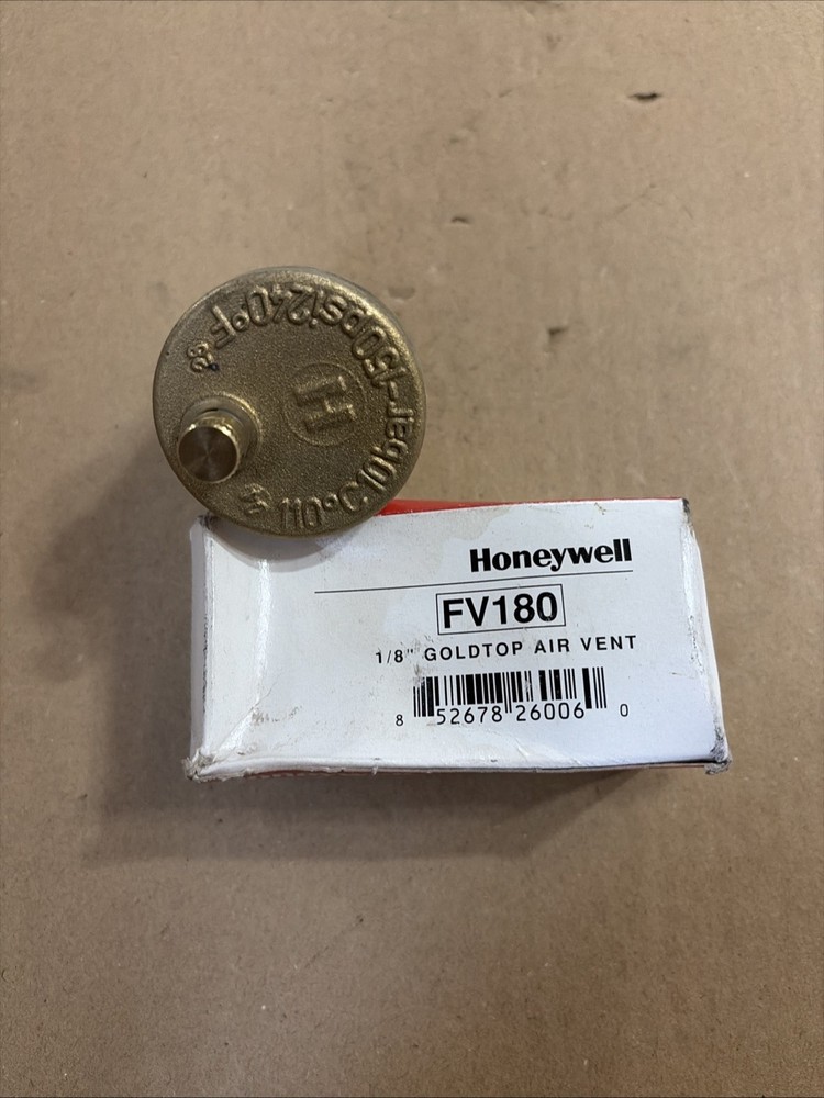 FV180 Honeywell Air Vent 150-Psi Max 1/8" Npt OEM FV180