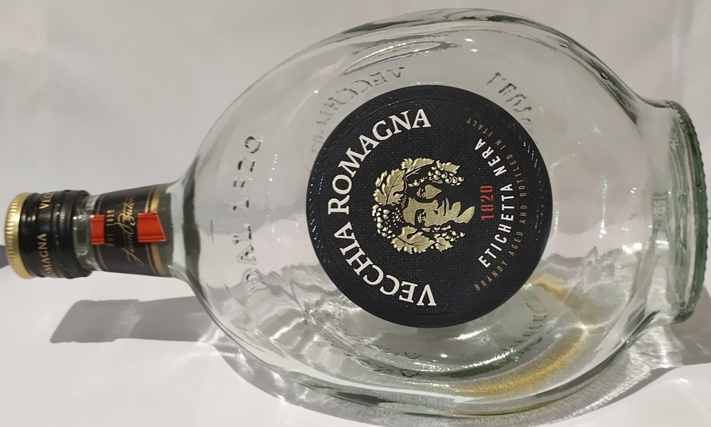 Jean Buton, Vecchia Romagna 100cl Empty Bottle