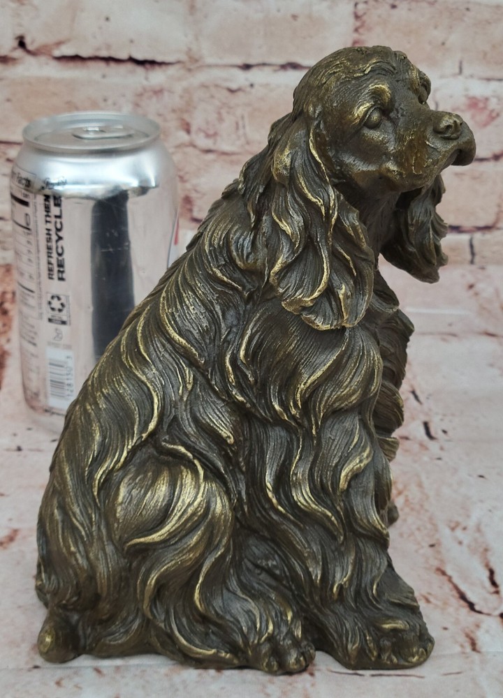 Exquisite Solid Bronze Cocker Spaniel by Artist Williams Perfect Pet Lover