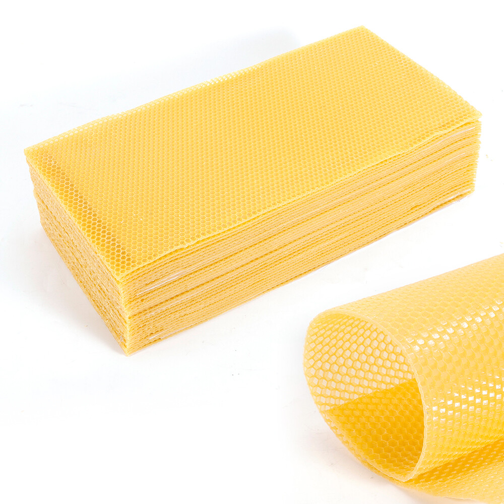 30 Honeycomb Wax Frames for Beekeeping Hive Foundation Tool - 30 Packs