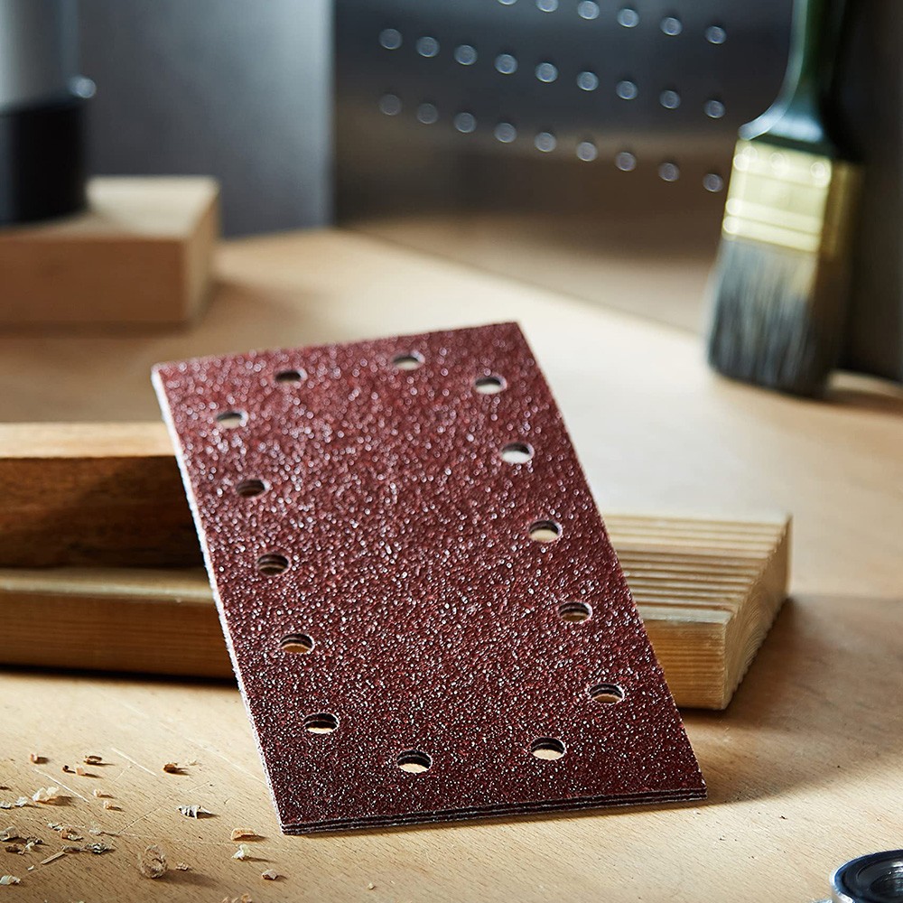 Hook & Loop 1/2 Sanding Sheets Punched 40-2000 Grit 115 x 230mm Sanding Pads