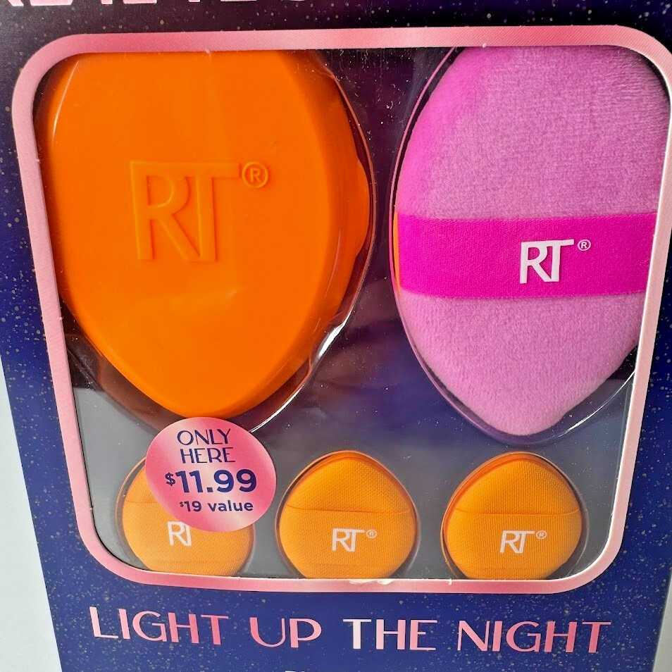 Real Techniques Light Up The Night Limited Edition Makeup Puff Set