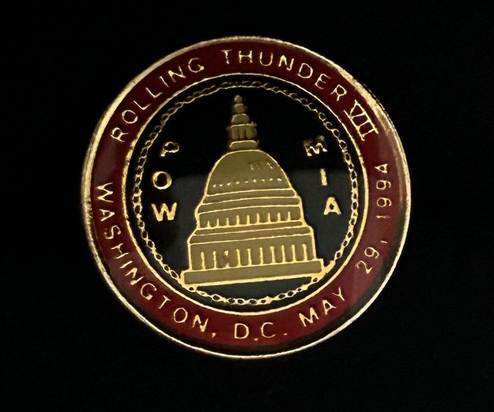 ROLLING THUNDER Pin POW MIA May 29th 1994 Washington D.C.