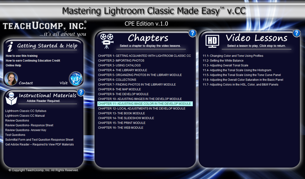 Learn Adobe Lightroom Classic CC Video Training Tutorial DVD and Digital Course