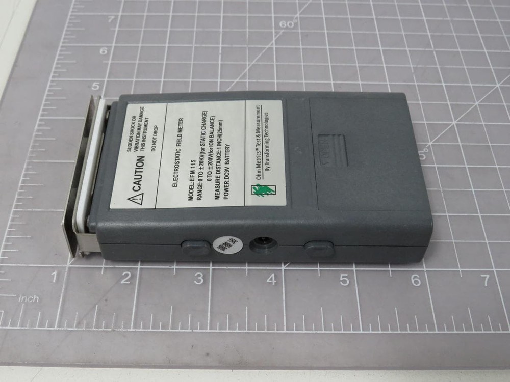 TRANSFORMING TECHNOLOGIES EFM115 POCKET STATIC FIELD METER AND IONIZER PERFORMAN