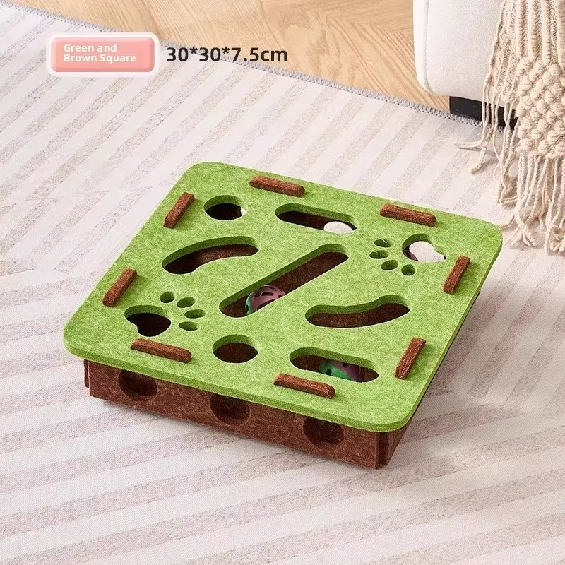 Cat Scratch Post Sisal Indoor Interactive Toy for Kitten Exercise