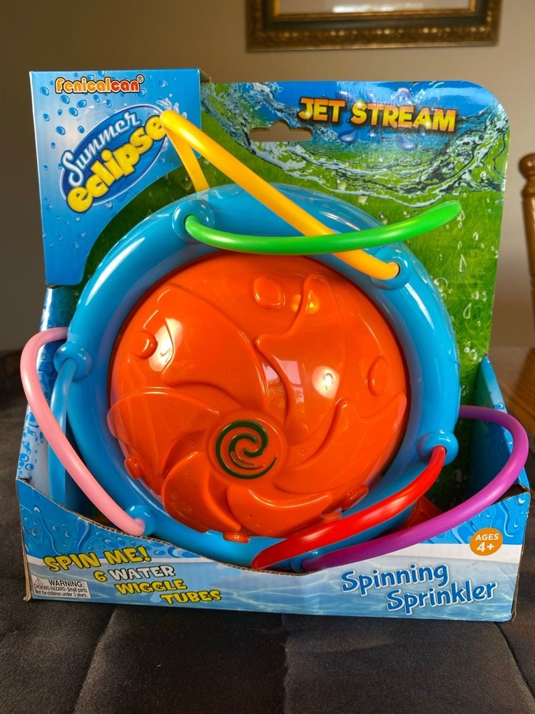 Disney Jr Mickey Mouse Mini Bubble Machine-Summer Eclipse Spinning Sprinkler NEW