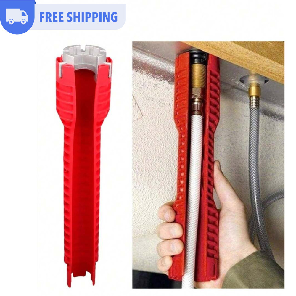 Faucet Wrench Sink Installer Tools Water Pipe Multifunction Spanner Tackle Tools
