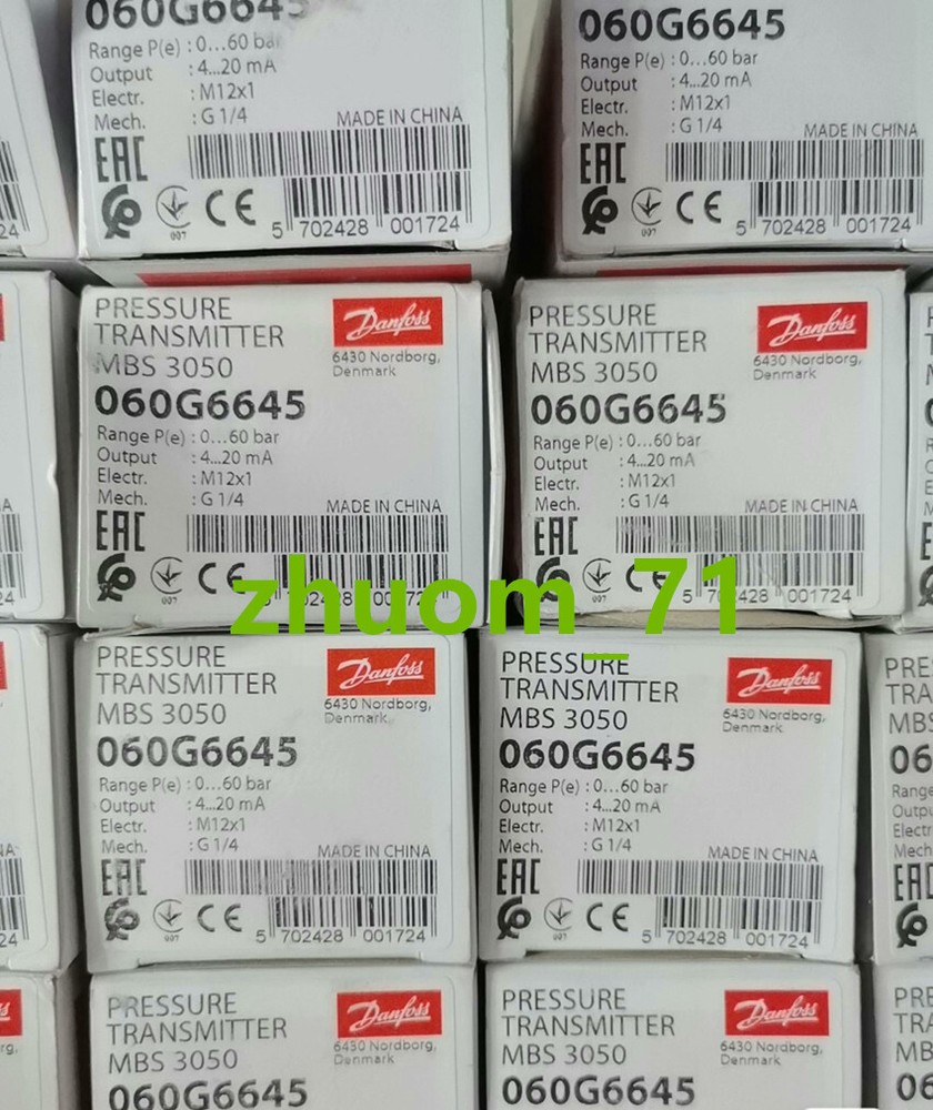 1PC Danfoss pressure sensor MBS3050 060G6645