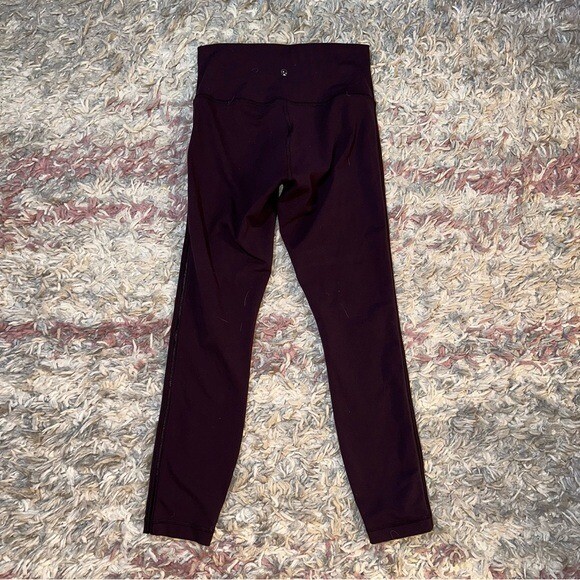 Lululemon purple wunder under leggings 6