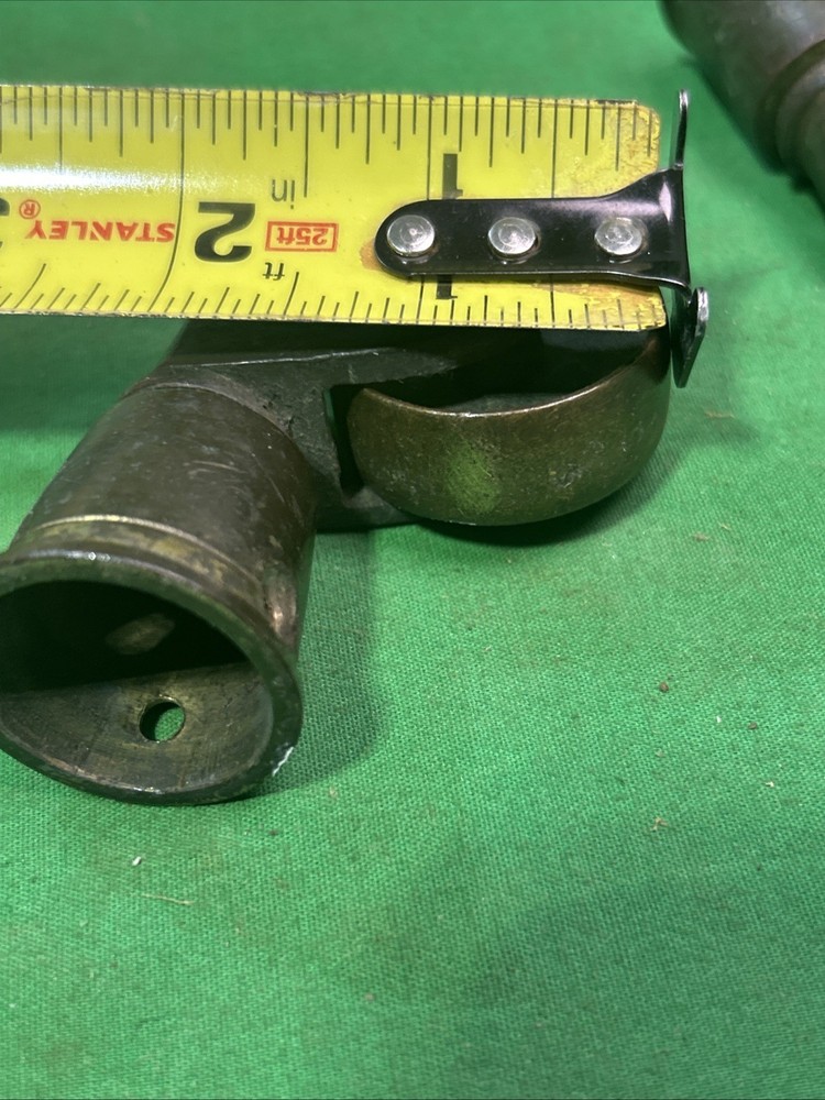 Three Antique Solid Brass Furniture Swivel Casters
