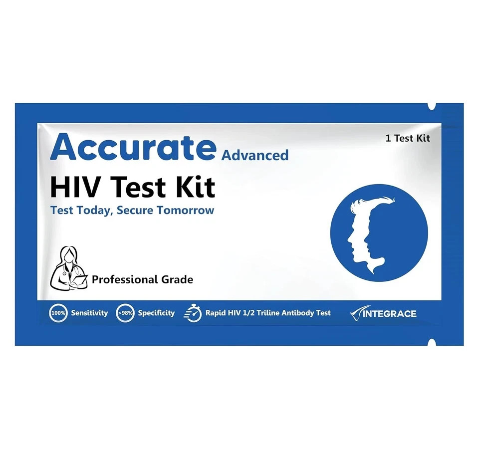 HIV TEST KIT At Home Blood Test Kit Easy Accurate Instant Rapid Testing Tool