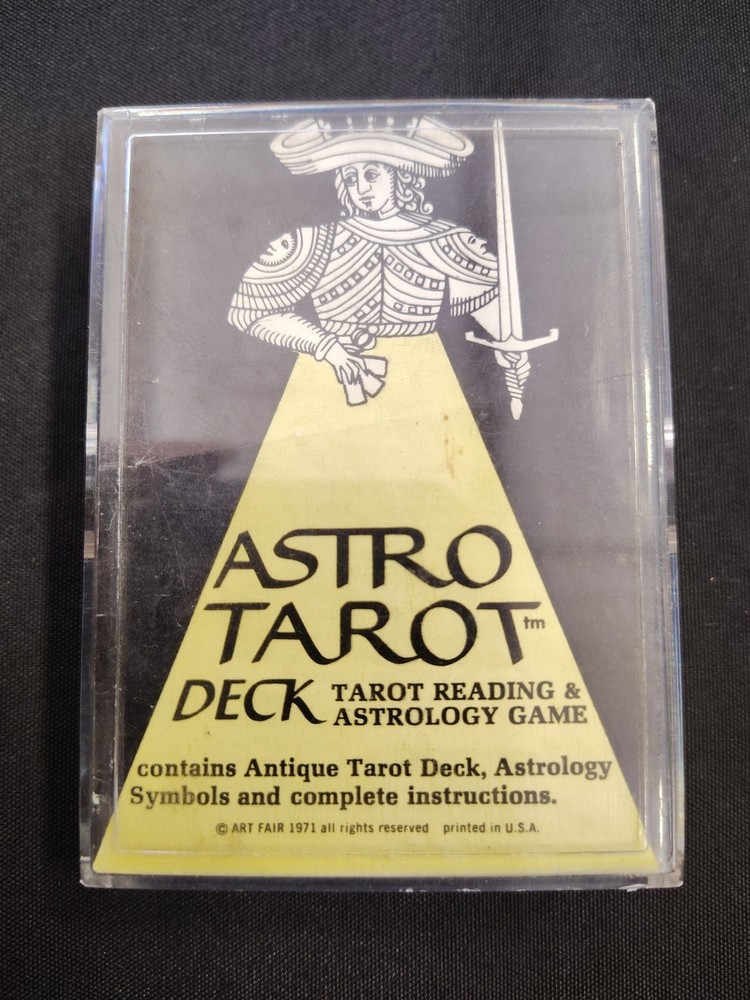 Astro Tarot Deck Art Fair 1971 USA OOP