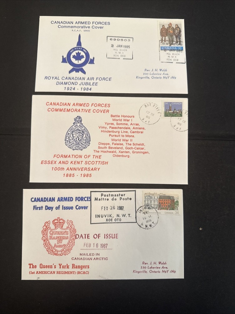 40x NWT / Arctic Canada Covers - Canadian Armed Forces incl Pilot Signed