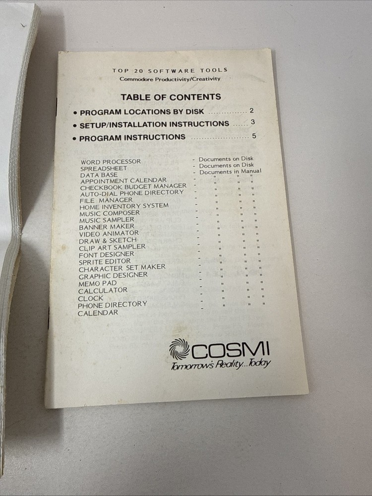 Commodore 64 Software Lot GEOS 2.0 Turtle Graphics II Manuals Untested