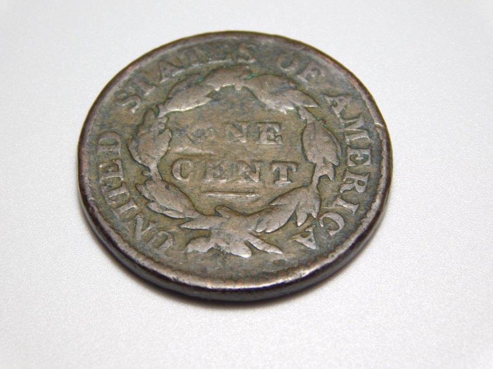 OLD US COPPER COINS 1819 CORONET HEAD LARGE CENT