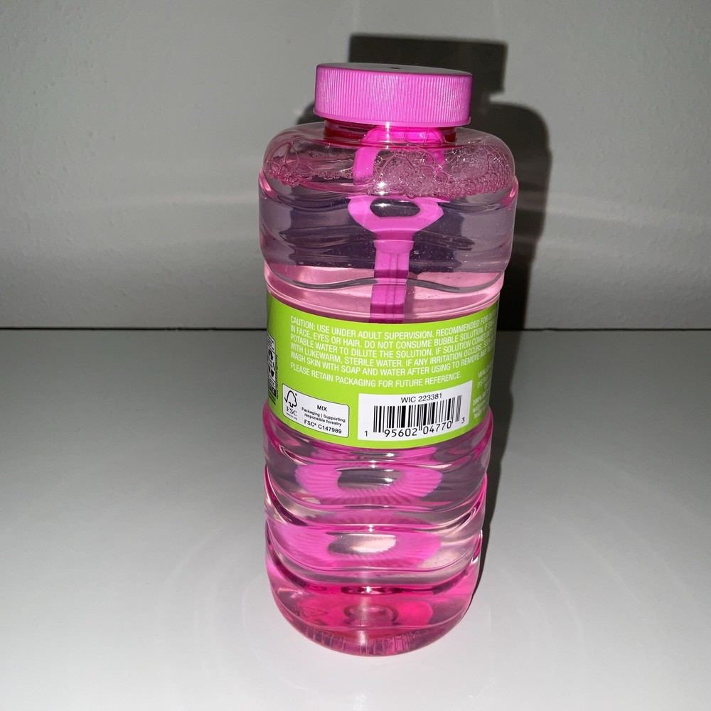 Bubble Bottles with Wand & Blow Bubbles Solution for Kids Summer Fu