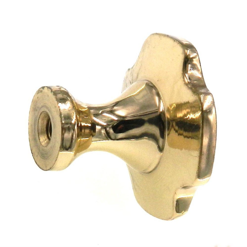 Amerock Advantage Solid Brass 1 1/4" Corner Cut Cabinet Knob Pull BP1448-3