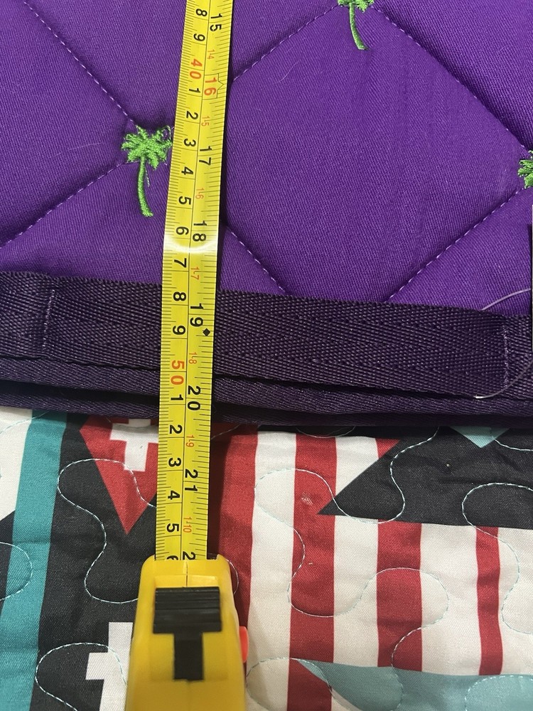 Centaur Saddle Pad Purple Lime