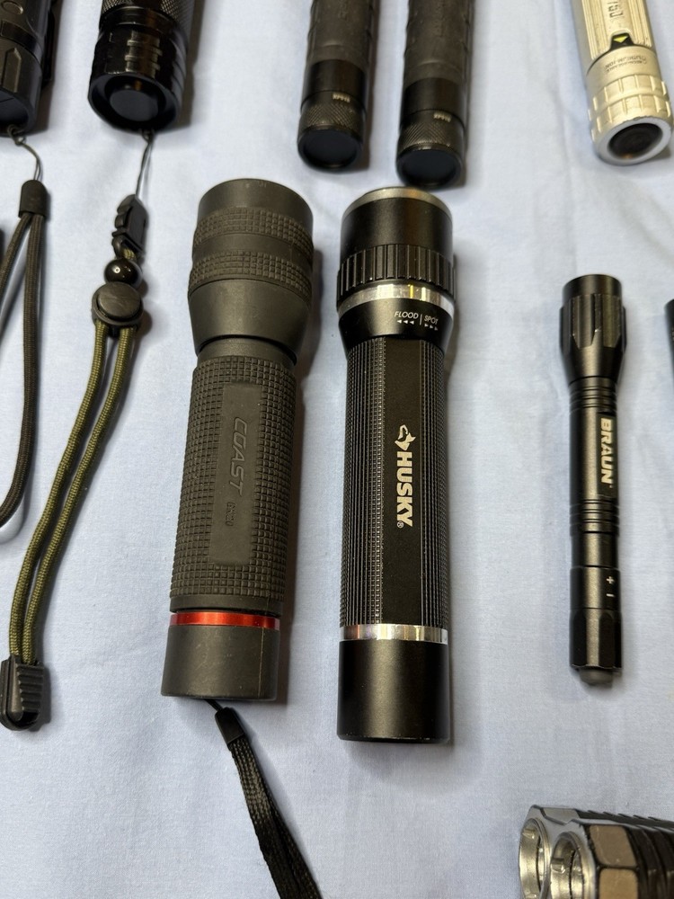Flashlight Lot 16 Flashlights In Total