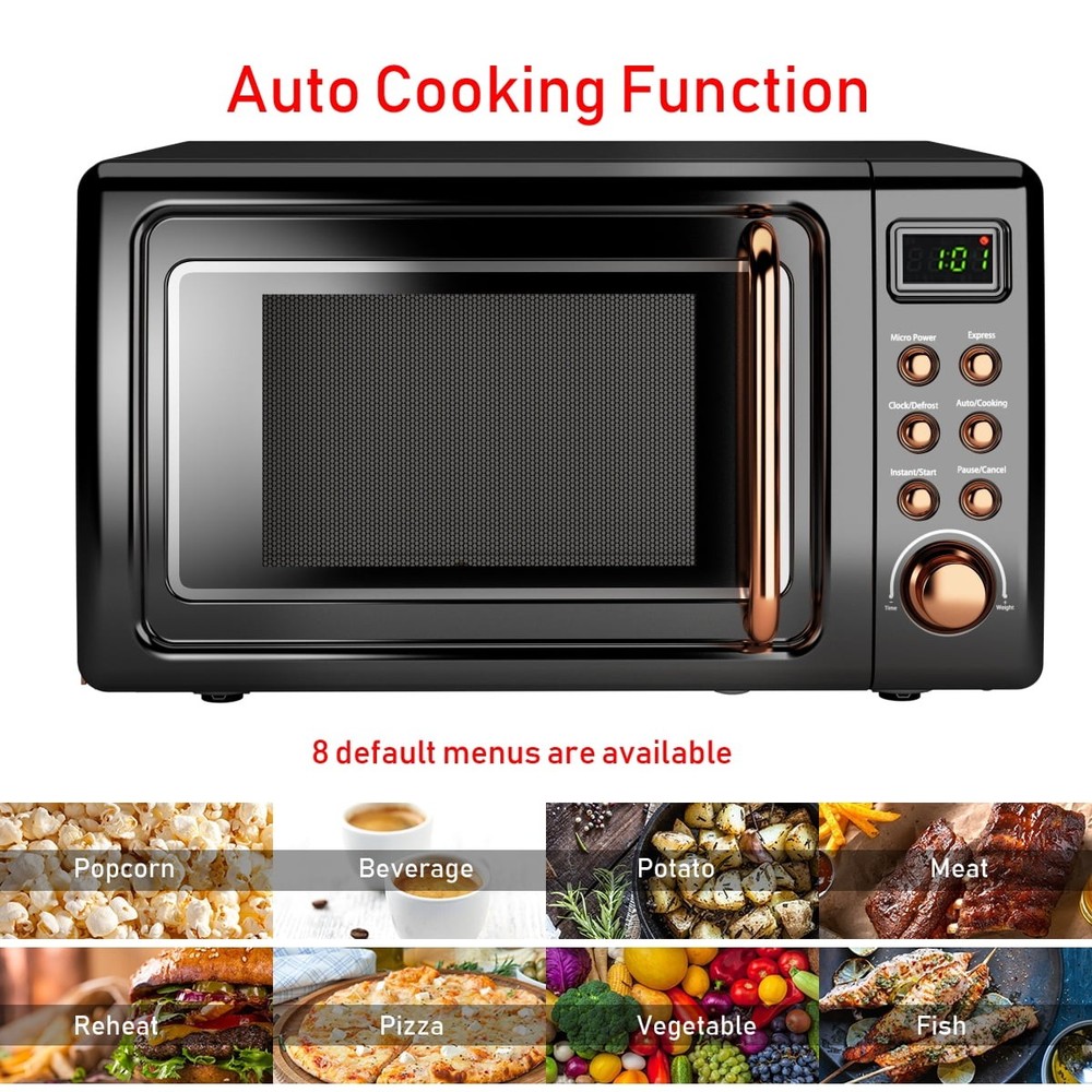 Costway Microwave Oven With Multi-functional Touch