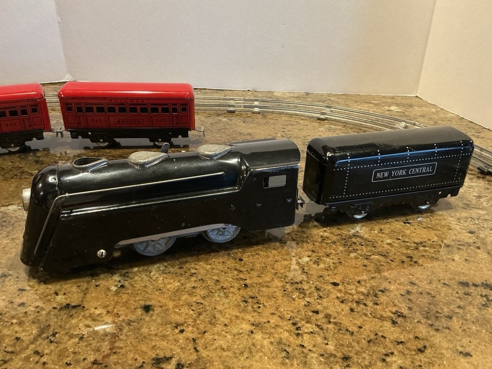 Vintage Marx No. 560 Commodore Vanderbilt Sparkling Mechanical Train Set