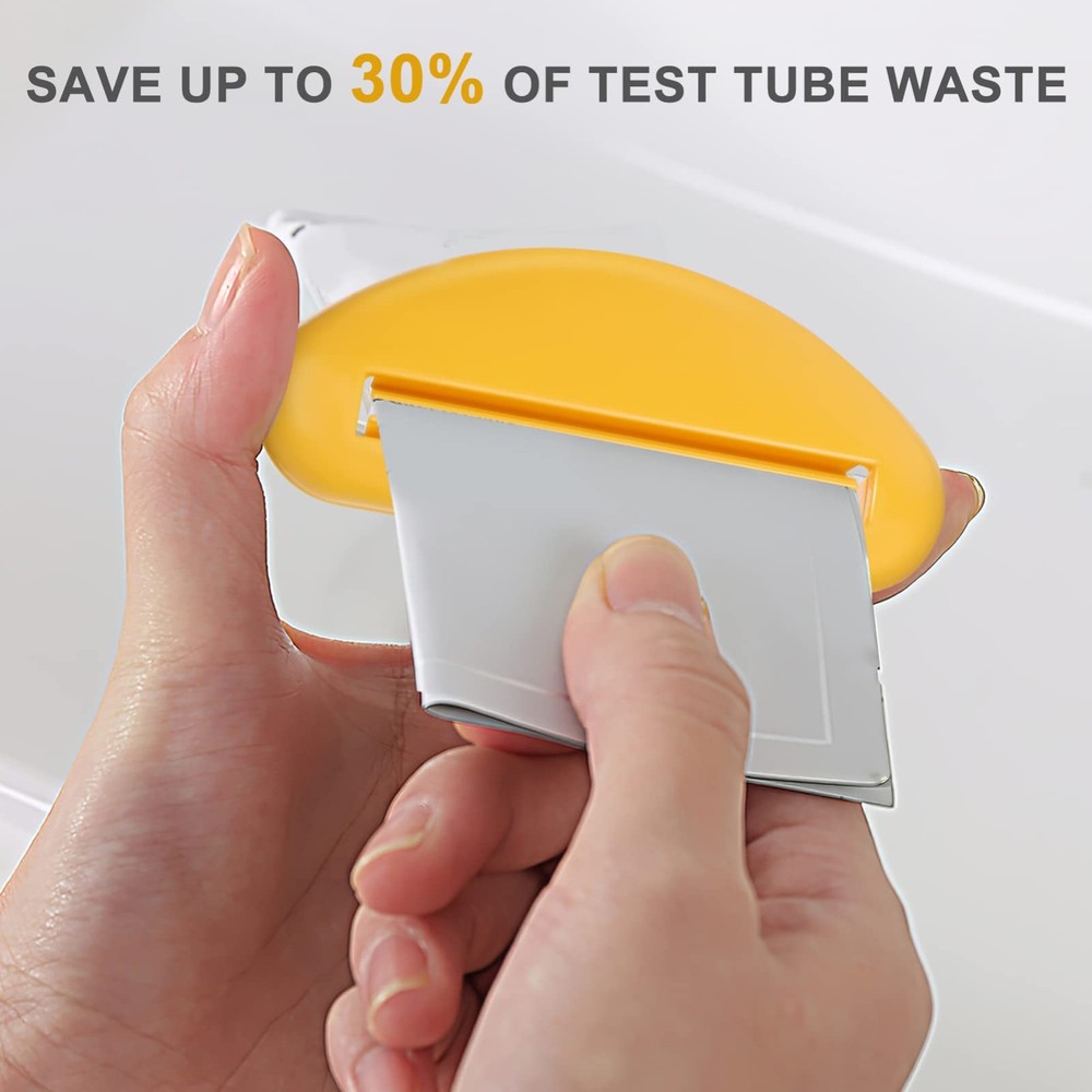 18PCS Toothpaste Tube Squeezer Plastic Dispenser Clips Bathroom Saver Set