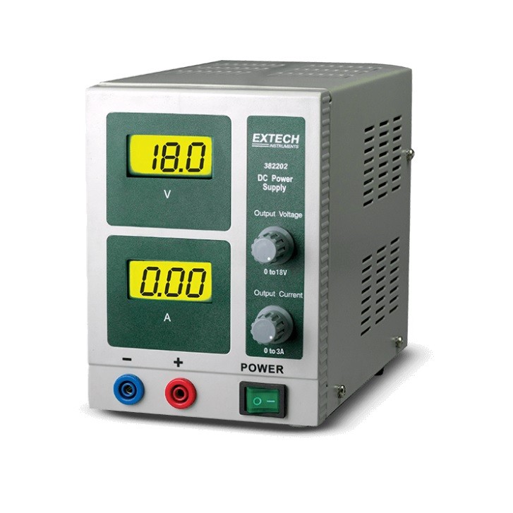 Extech 382202: Volt 3 Ampere Digital Single Output DC Power Supply
