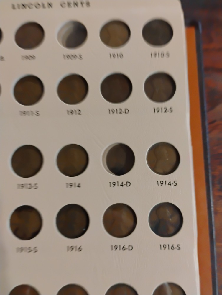 1909/2016 Lincoln Set Proof Uncirculated, Missing 1909SVDB 1909S 1914D 1922plain
