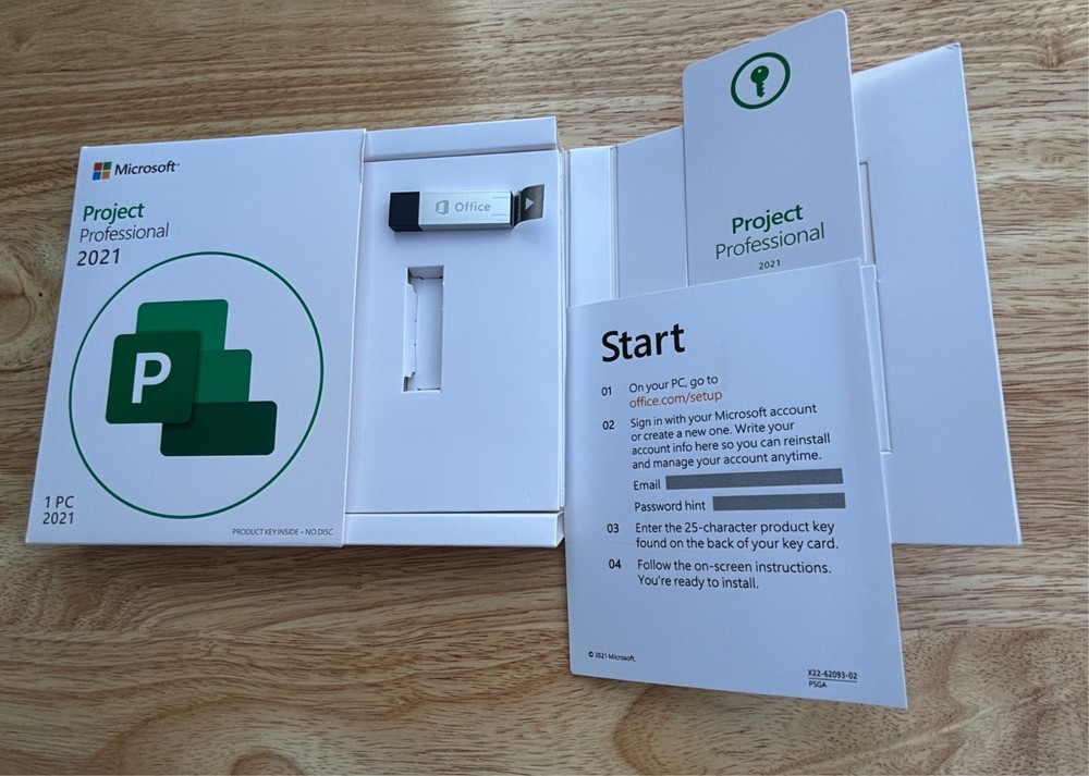 Microsoft Project 2021 Professional – USB Installer – Retail box .