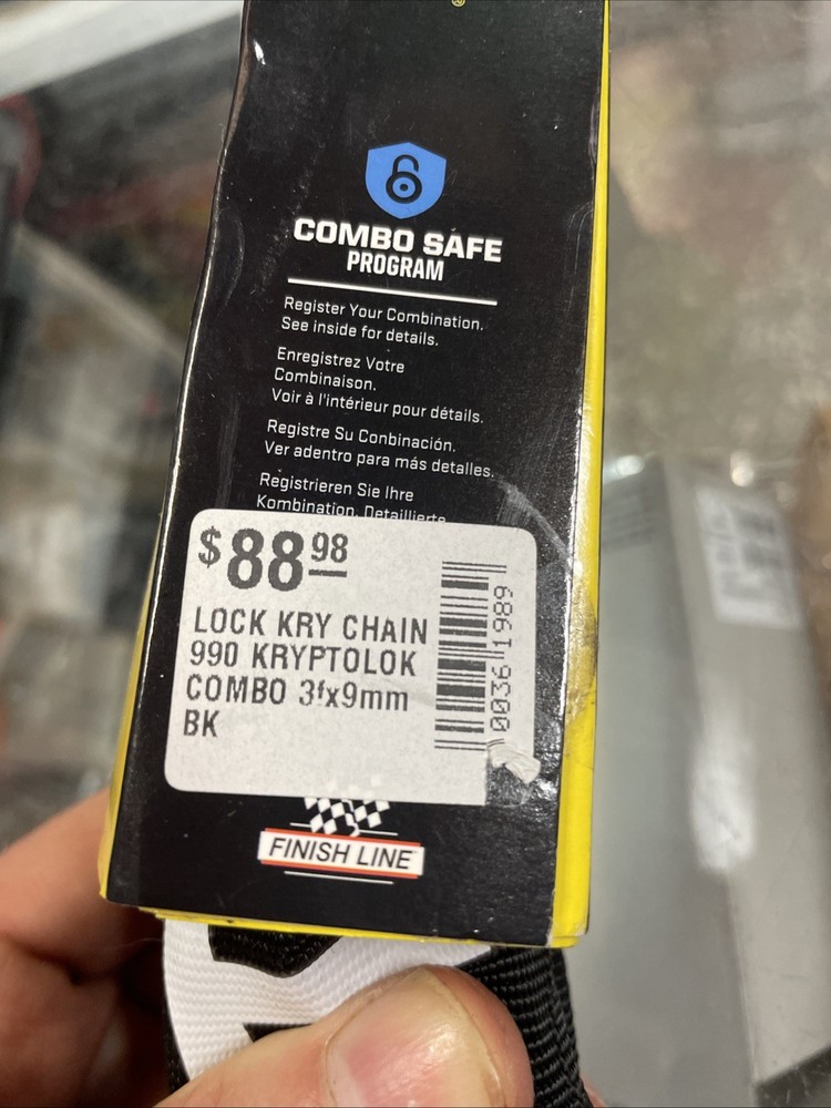 Kryptonite Kryptolok 990 Combination Chain Lock: 3' (90cm)