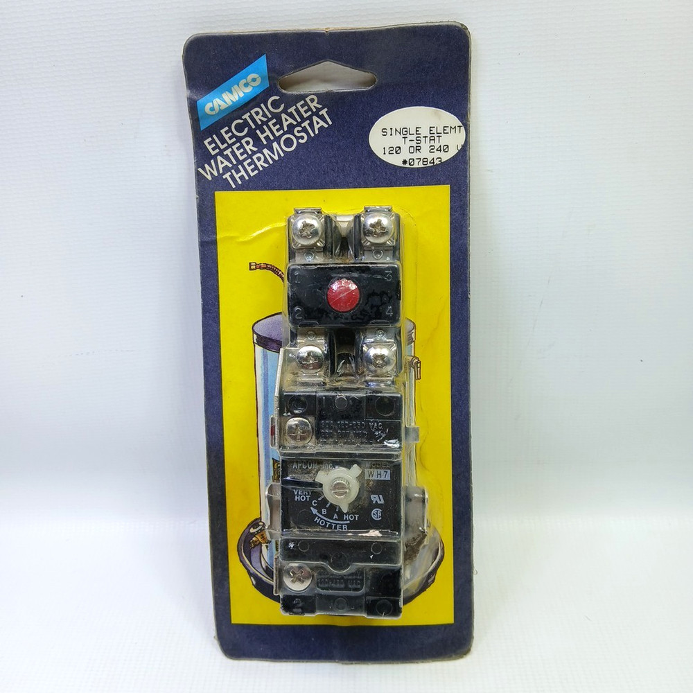 CAMCO Electric Water Heater Thermostat Single Element T-STAT 120 Or 240 V #07843