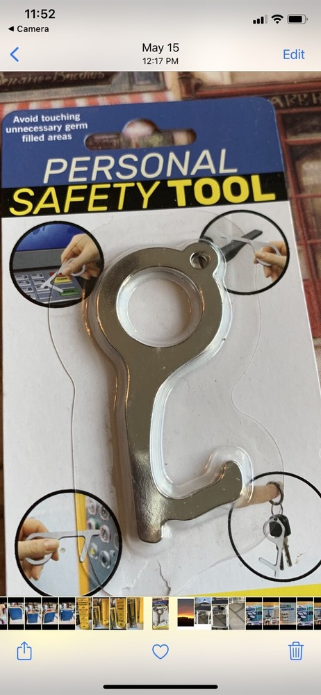Personal Safety Tool Keychain Anti Touch Sealed!