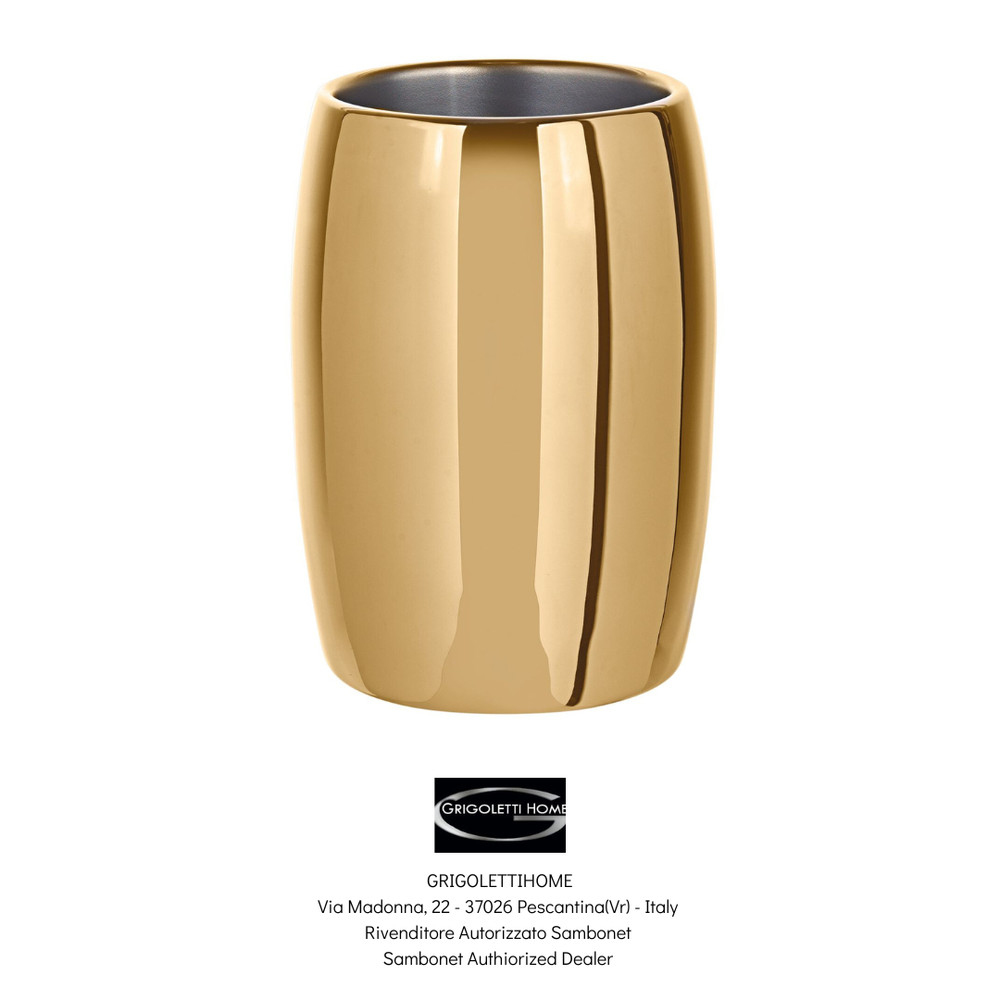 Sambonet - SPHERE Pvd Cognac - Bottle Holder / Thermal Cooler