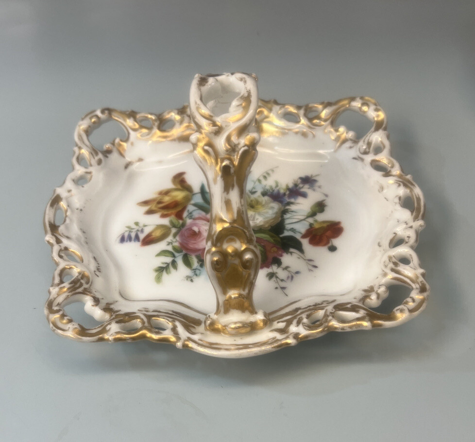 Porcelain Dish With Flowers