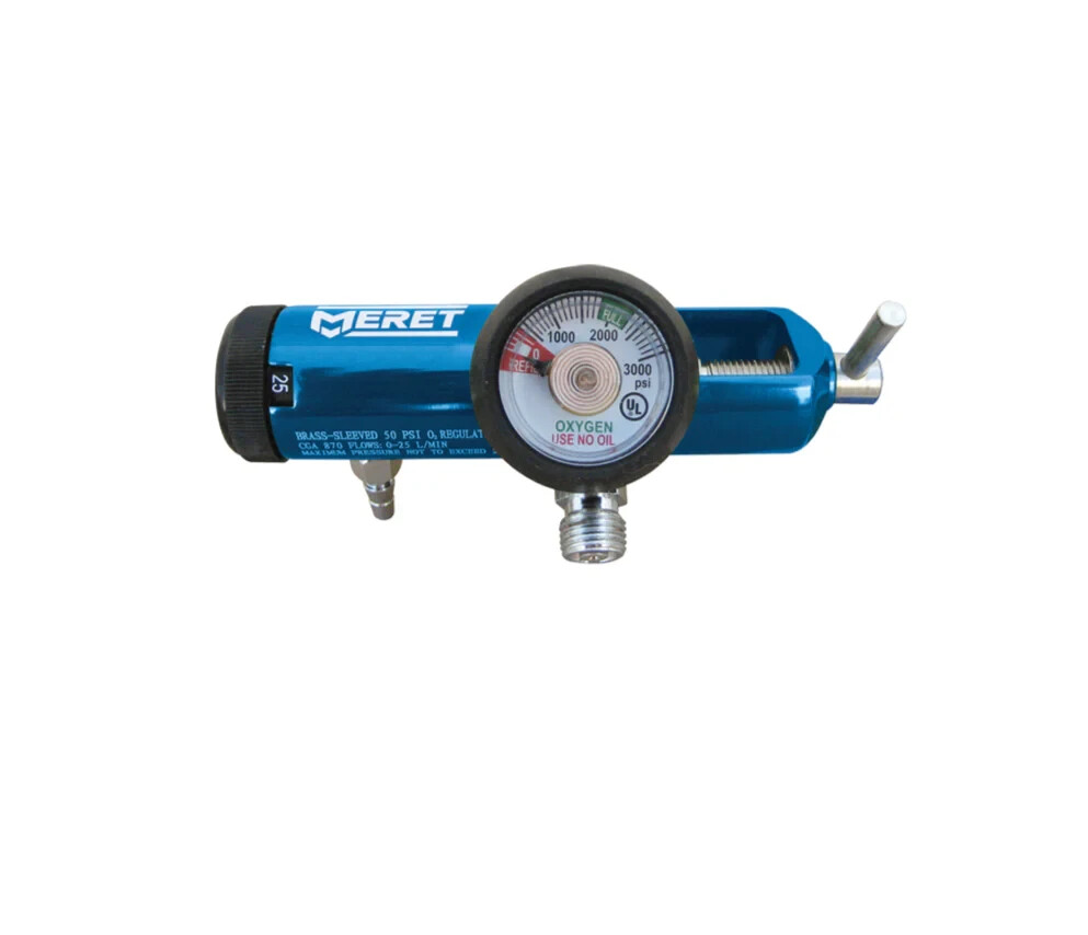 Oxygen Regulator - O2 , 0-15 LPM , new