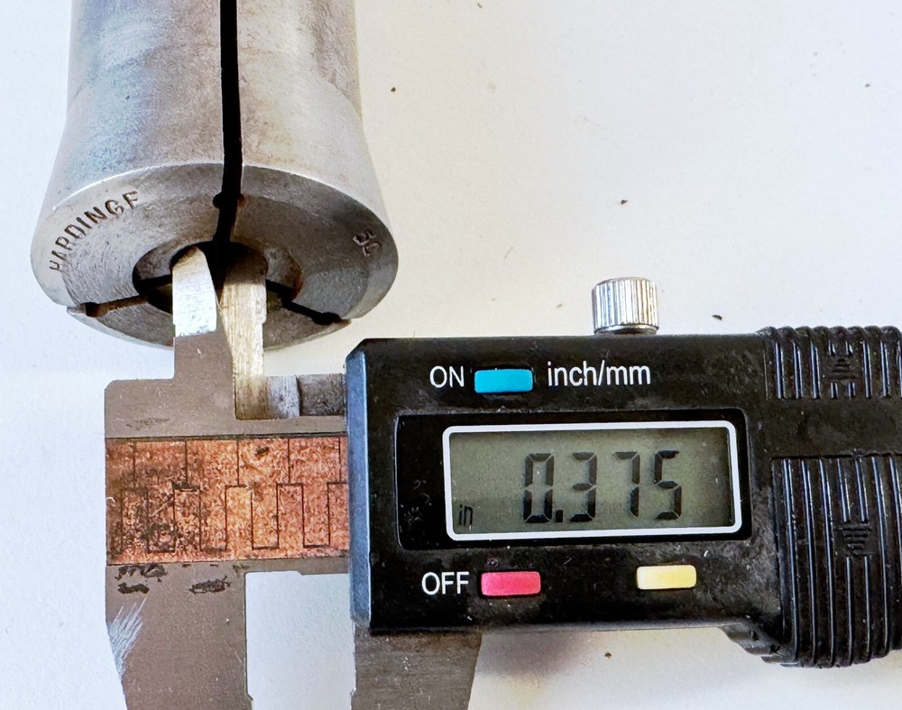 HARDINGE E1 Emergency 5C Collet Internal & External Threads .686" Counter Bore
