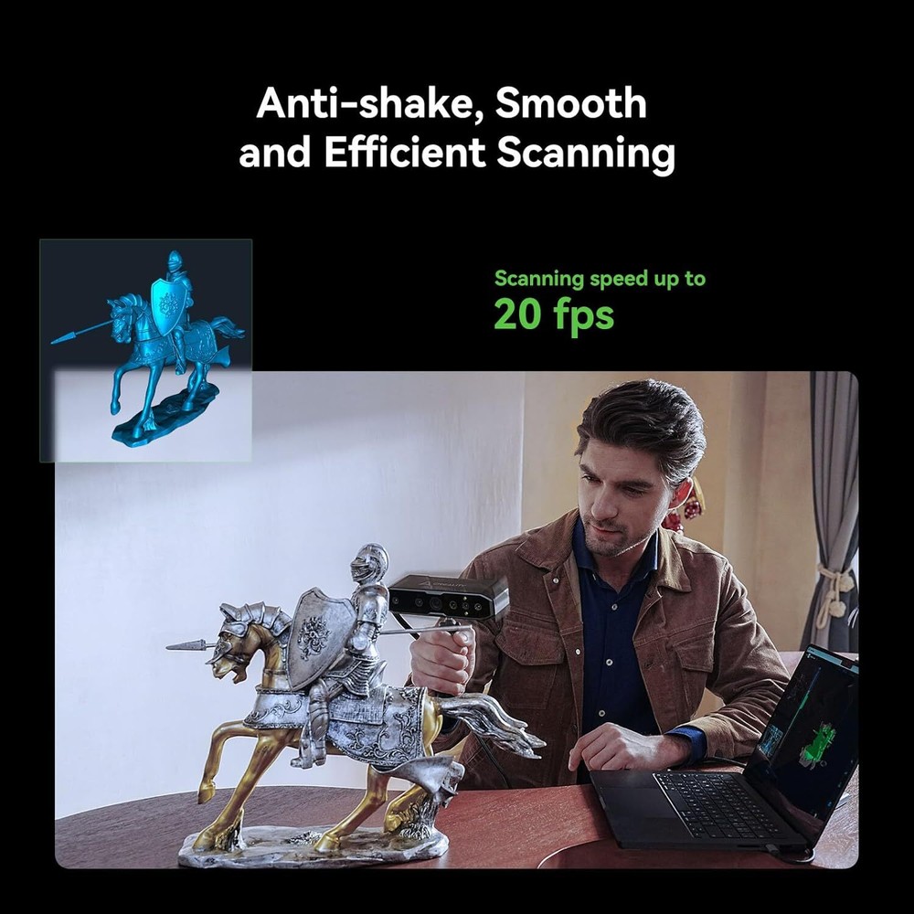 Creality CR-Scan Otter 3D Scanner 24-Bit Full-Color for iOS Android Windows US