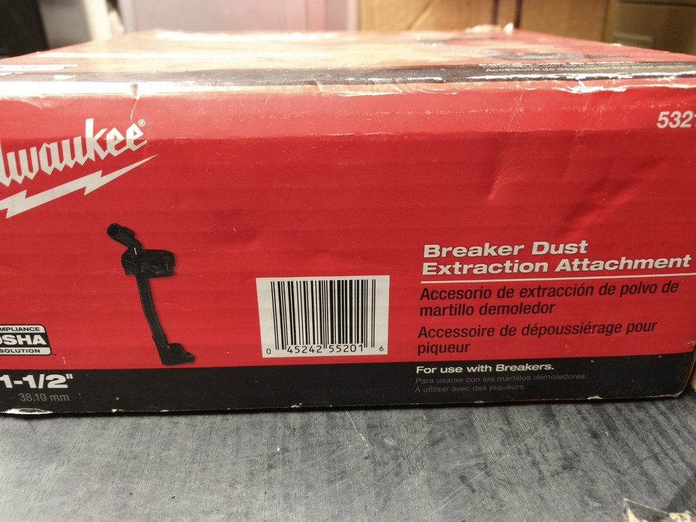 Milwaukee 5321-DE Breaker Dust Extraction Attachment ⭐️NEW⭐️