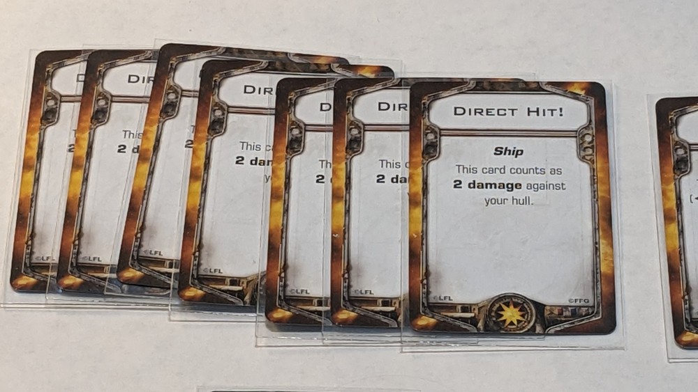 Star Wars X-Wing Miniatures Game: Damage Cards 32 (1 Missing SEE DESCRIPTION)