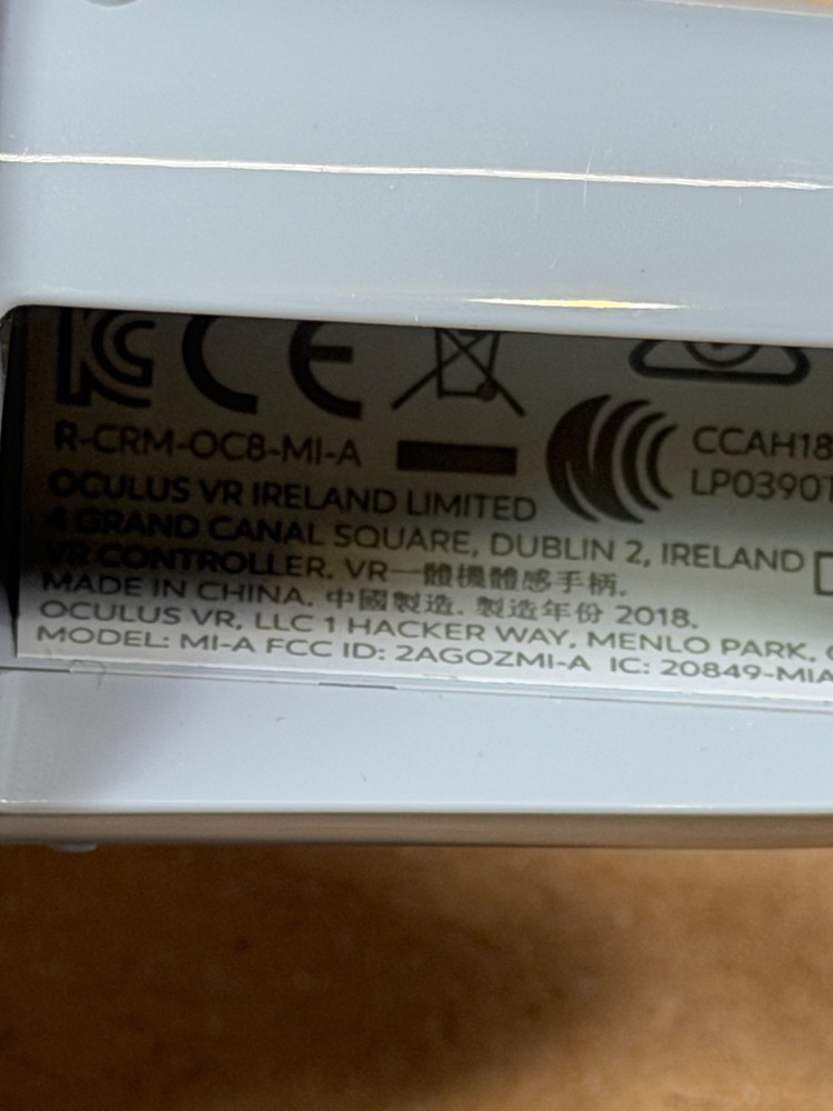 Oculus Go VR Replacement Controller Remote MI-A - Tested and Fully Functional