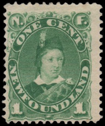 Canada-Newfoundland #45 NG green