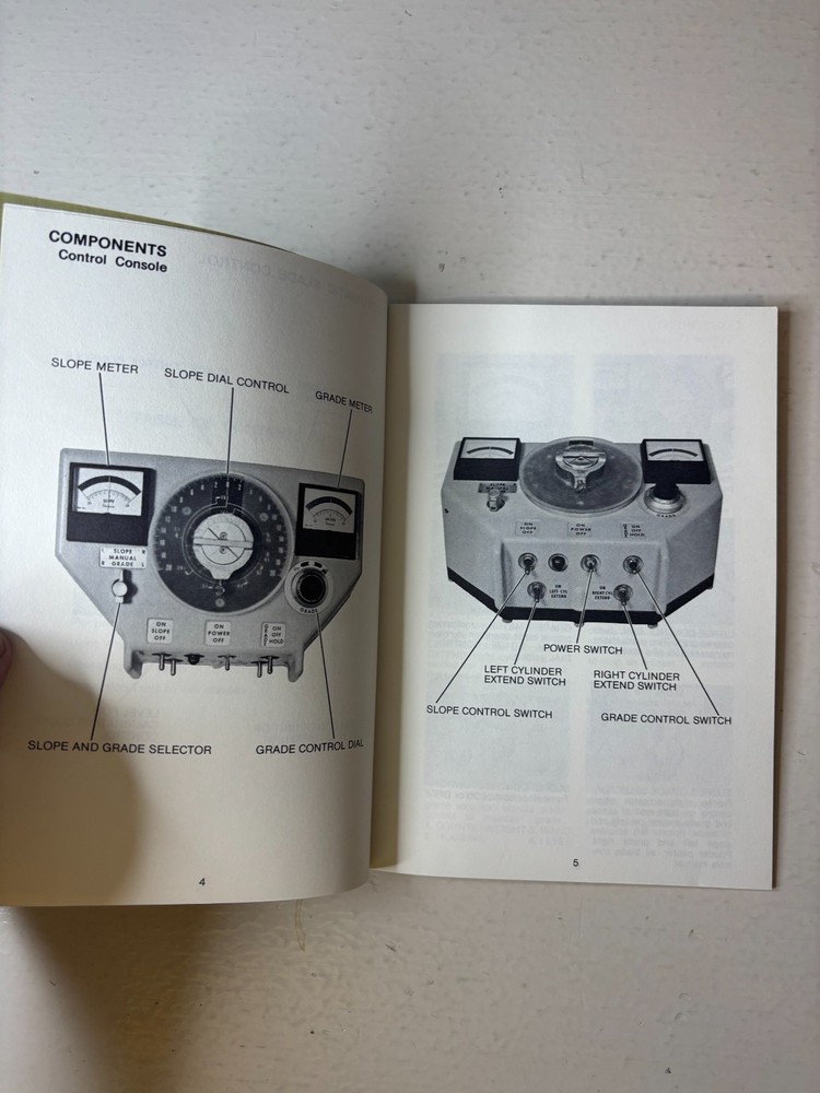 CATERPILLAR AUTOMATIC BLADE CONTROL OPERATORS GUIDE BOOKLET VTG MOTOR GRADER